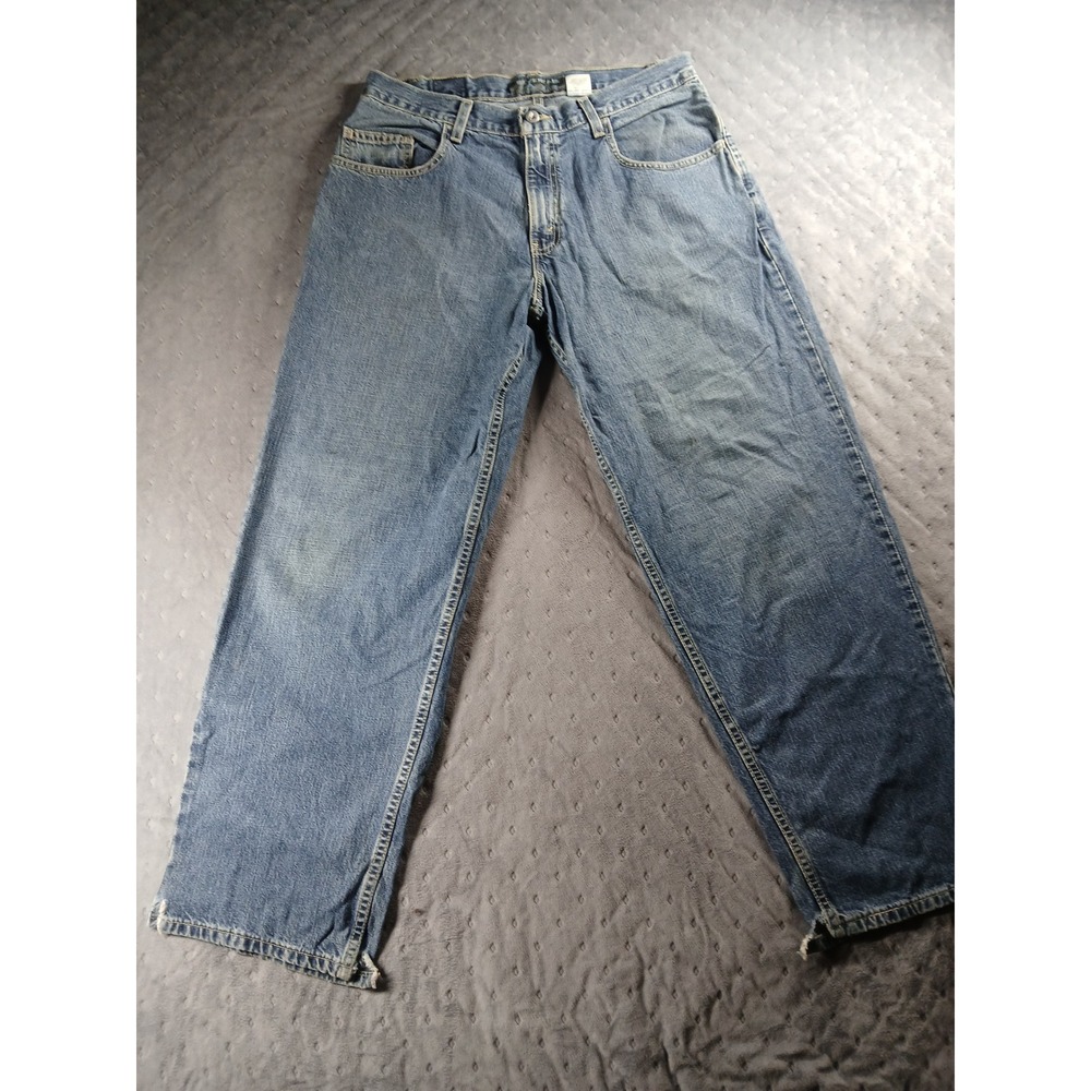 🔥 VINTAGE 2001 Levi's SilverTab BAGGY FIT Jeans 32x29 Skater Wide Leg Y2K! - Picture 1 of 10